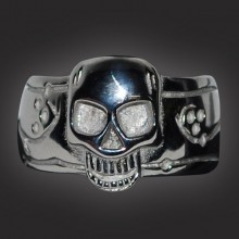 Skull Band Ring - Biker Alley