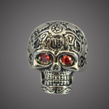 Ring - Red Eyes Skull