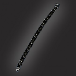 Stainless Steel Bracelet-Blk Link Stainless Steel Bracelet-Blk Link