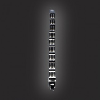 Stainless Steel Blk With Silver Middle Stainless Steel Blk With Silver Middle