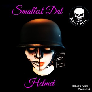 DOT Matte Black Military Helmet