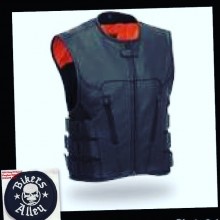Soft Leather Tactical Vest