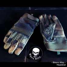 Leather/Stretch Riding Glove
