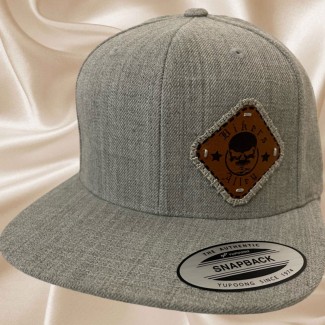 Flat Bill - 6 Panel - Adjustable Snap Back Hat