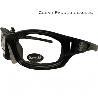 Clear Padded Glasses 