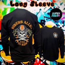 Long Sleeve Next To The ”Born To Ride” T-Shirt-Comfortable Fit